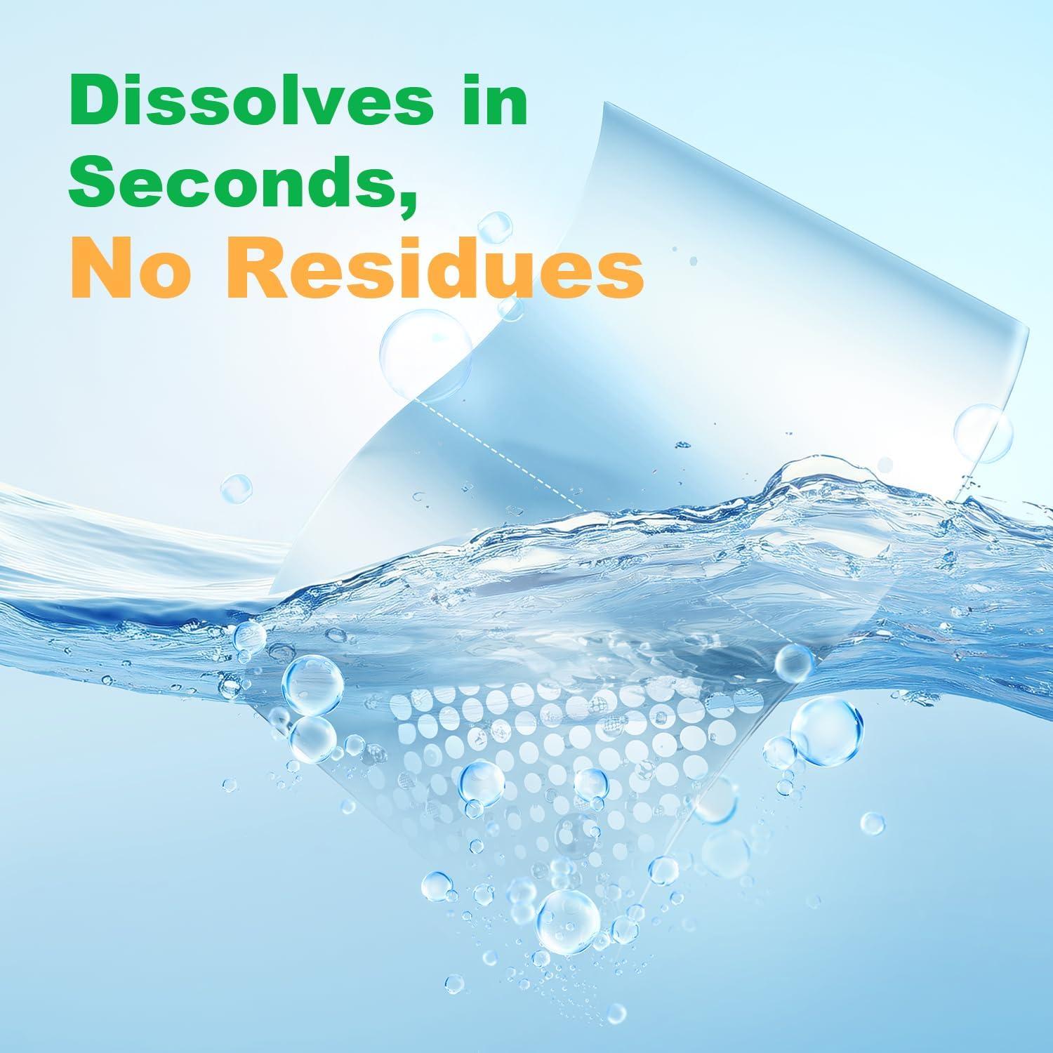 Hojas de detergente BORMSI 60 cargas aroma fresco sin plástico