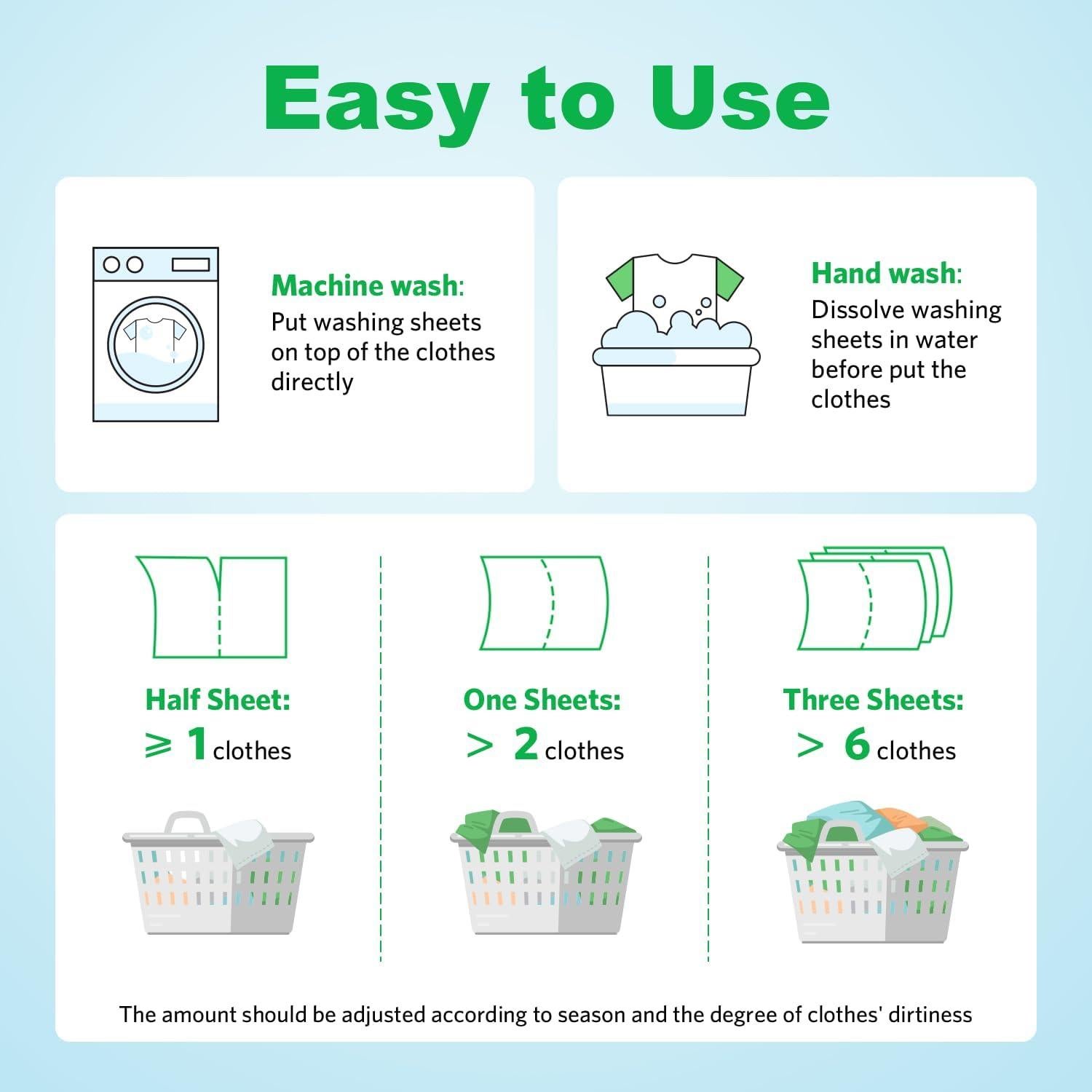 Hojas de detergente BORMSI 60 cargas aroma fresco sin plástico