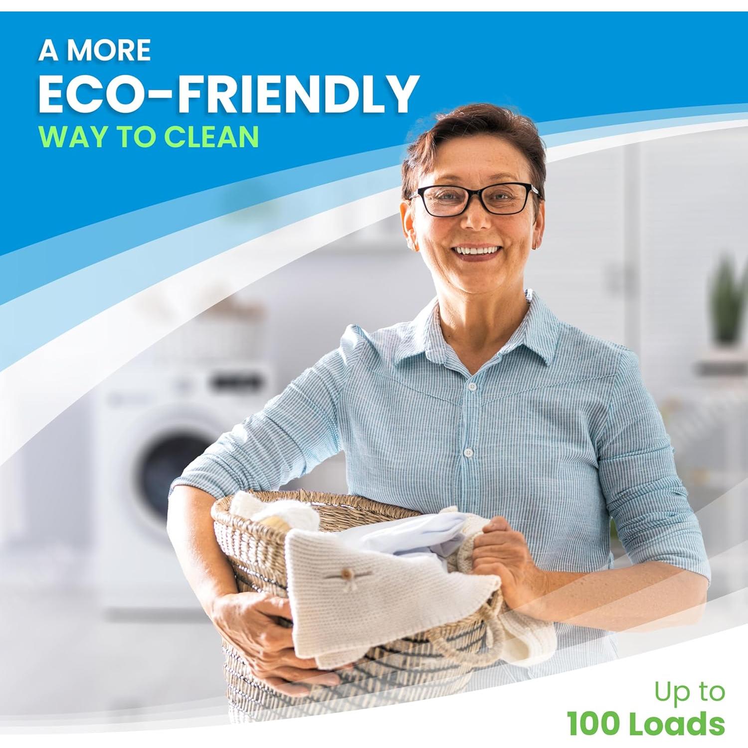 Hojas de detergente ecológicas Clean Elements 50 hojas aroma lino