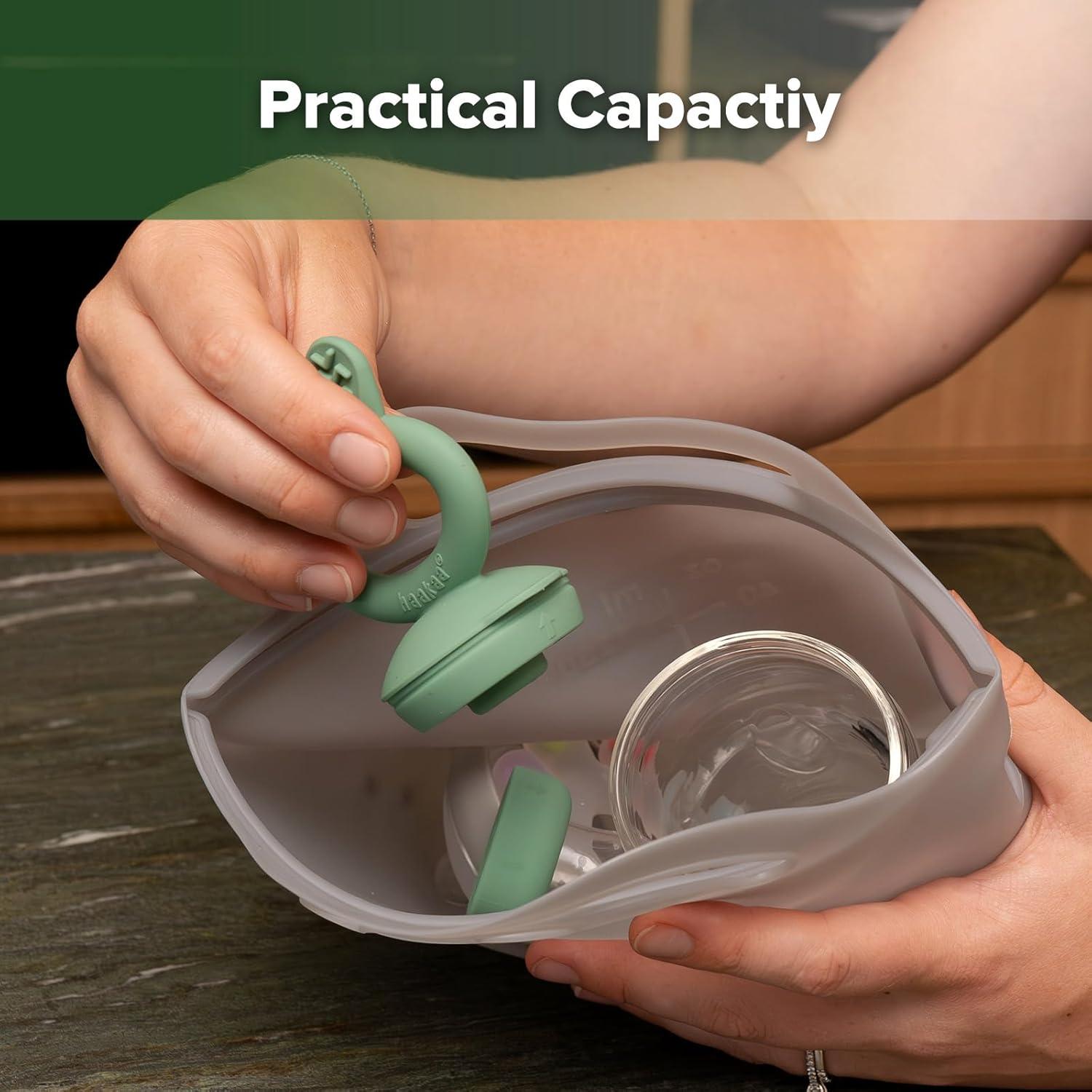 Bolsa de Vapor y Esterilizador de Silicona Haakaa 1250ml