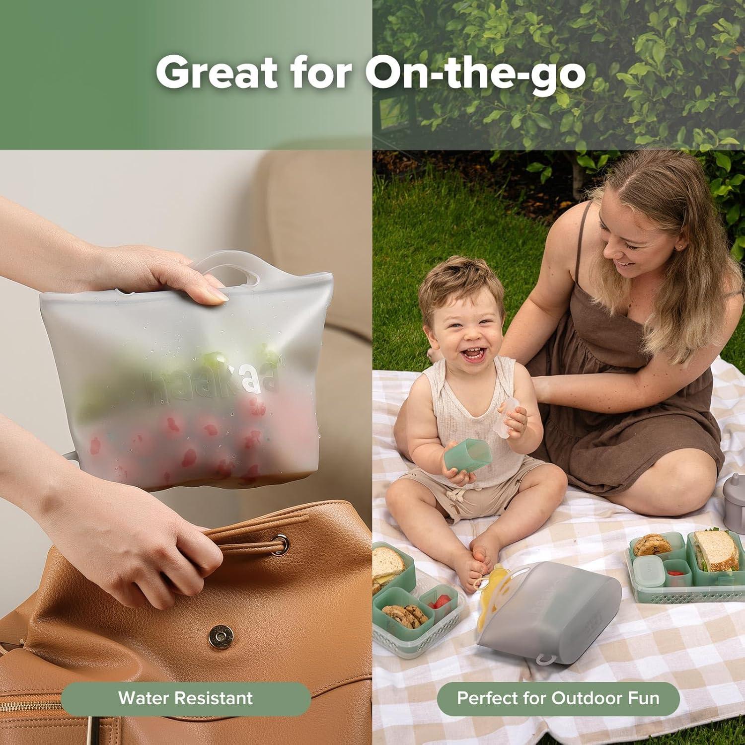 Bolsa de Vapor y Esterilizador de Silicona Haakaa 1250ml