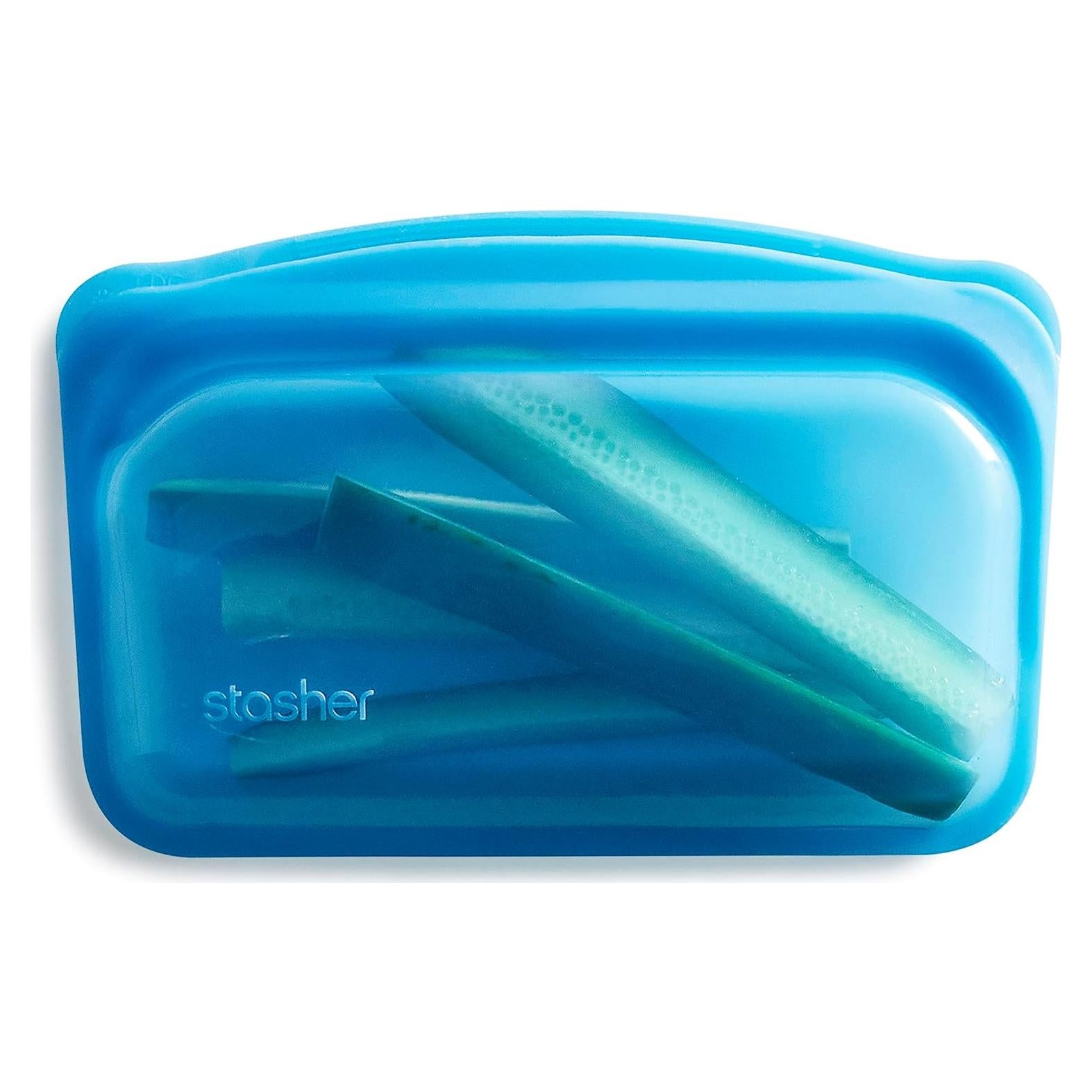 Bolsa de Snack Stasher Arándano 290ml Silicona Reutilizable