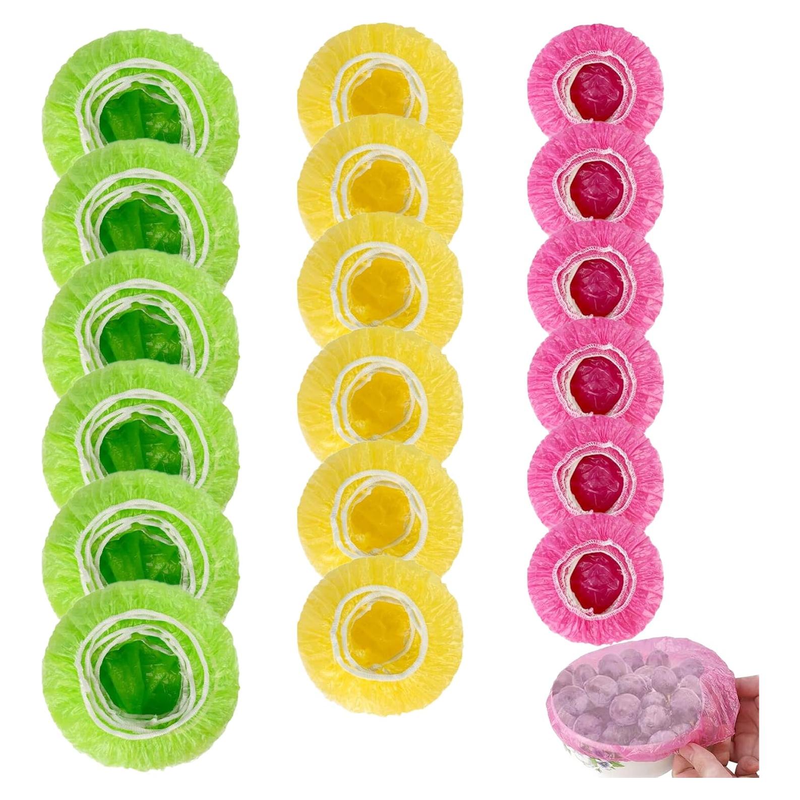 Cubiertas de Tazón Reutilizables HANSGO 120 Piezas 3 Tamaños