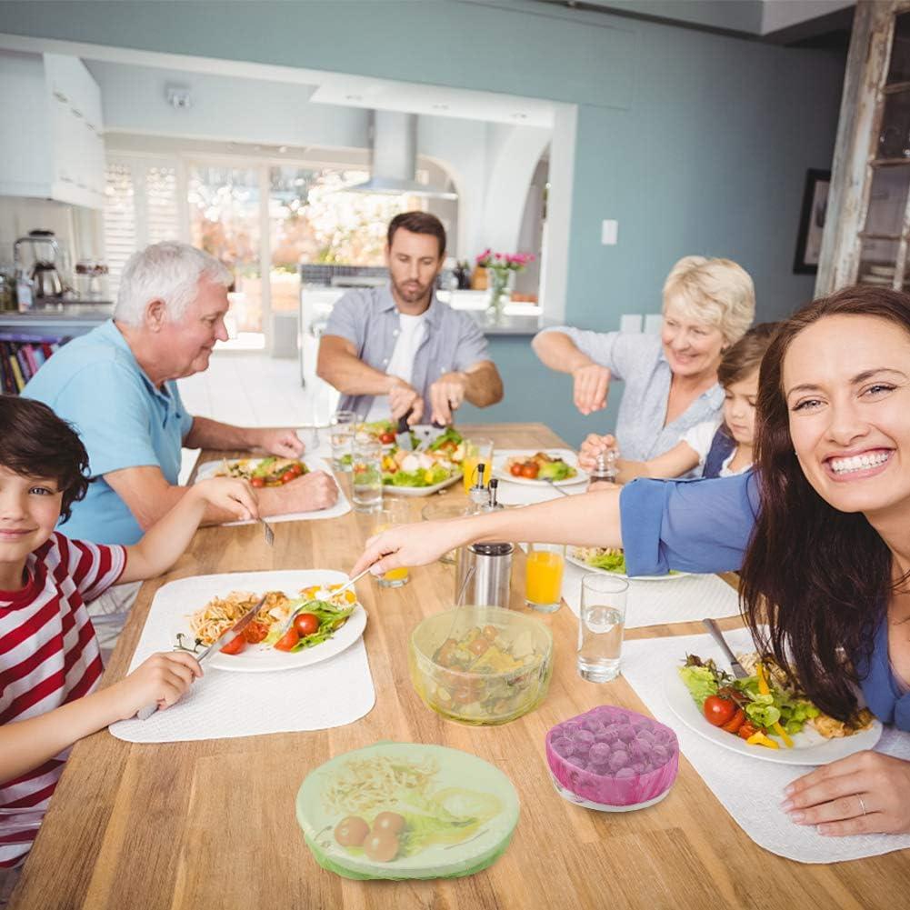 Cubiertas de Tazón Reutilizables HANSGO 120 Piezas 3 Tamaños