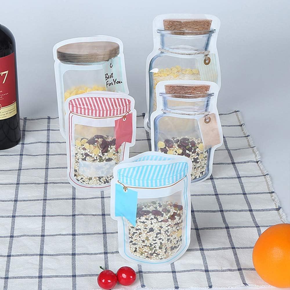 10 Bolsas Reutilizables ANZKA para Almacenamiento de Comida