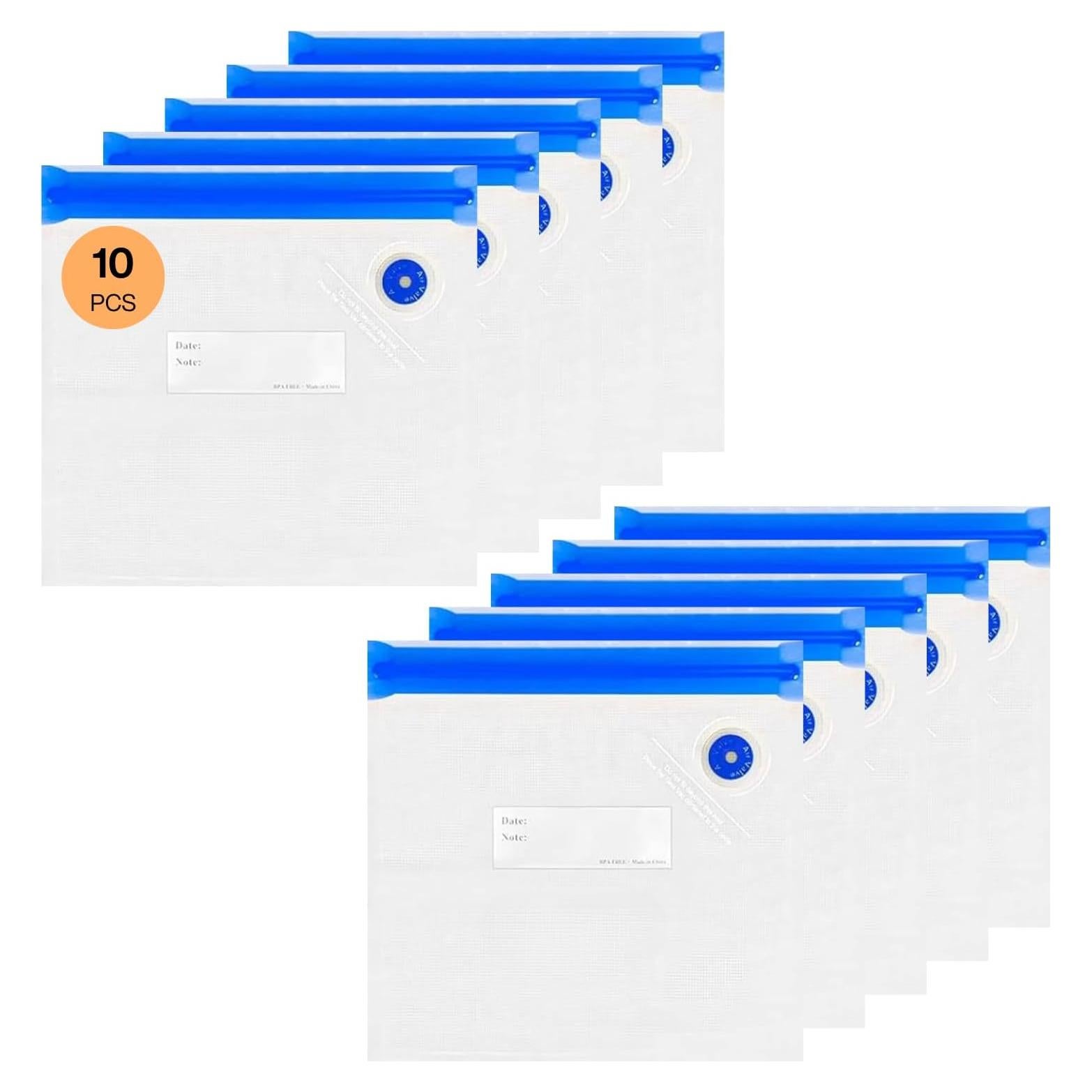 Bolsas de Sellado al Vacío ZKIRON 17.78x25.4cm 10 Unidades