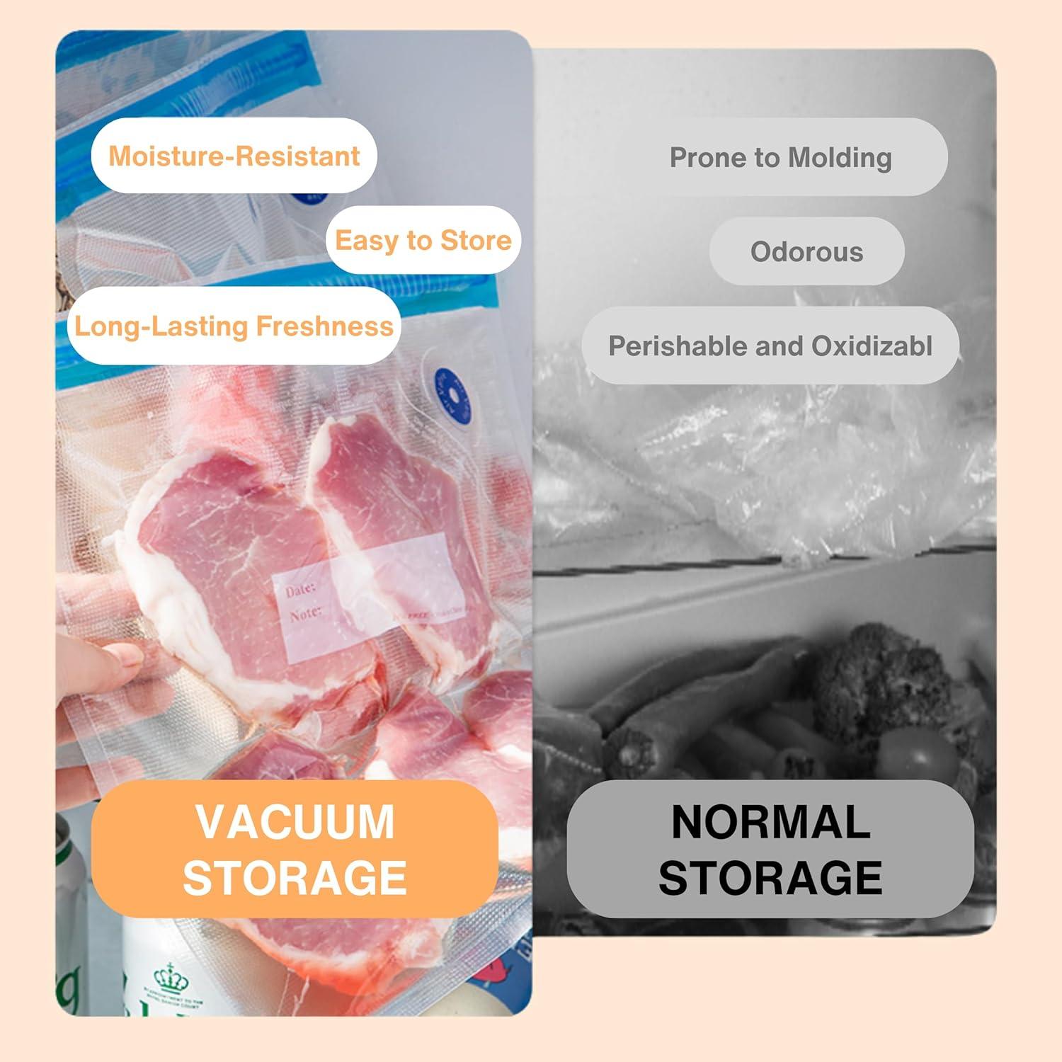 Bolsas de Sellado al Vacío ZKIRON 17.78x25.4cm 10 Unidades