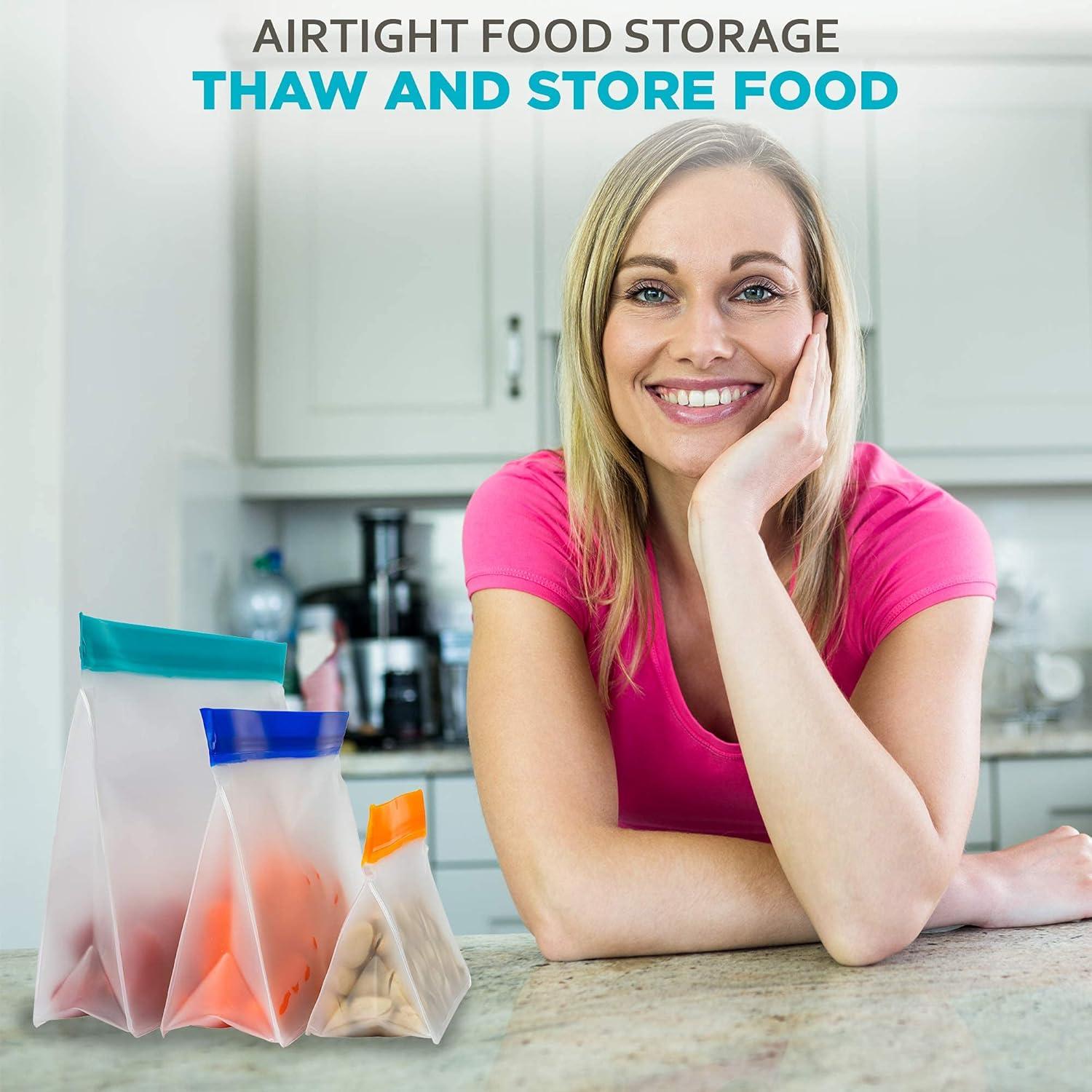 Bolsas de Almacenamiento Reutilizables PEVA EXULTIMATE 3 Piezas