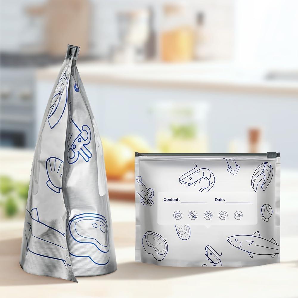 Bolsas de Almacenamiento Reutilizables Morekfly 20x13cm 10pcs