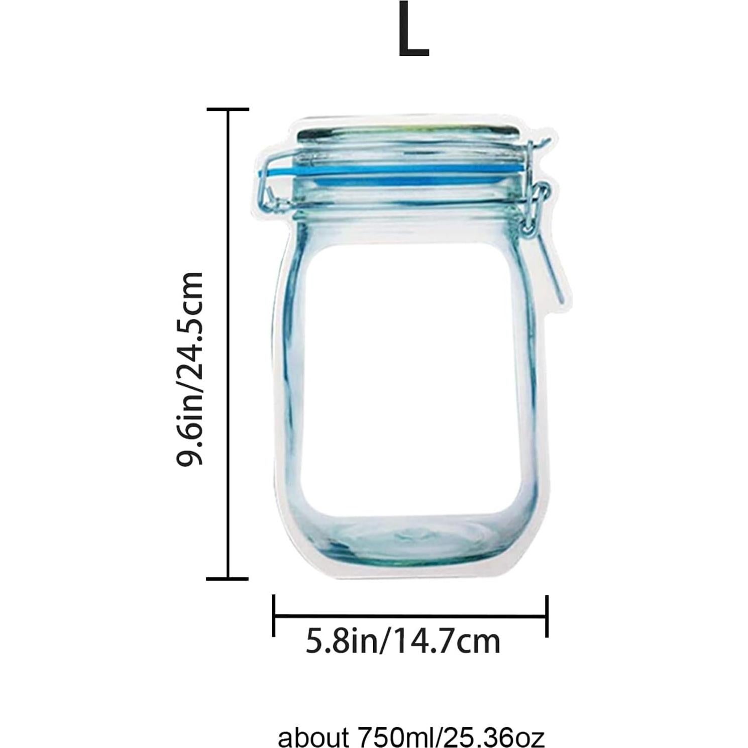 Bolsas Reutilizables Enkrio 36 Unidades Cierre Hermético 750ml