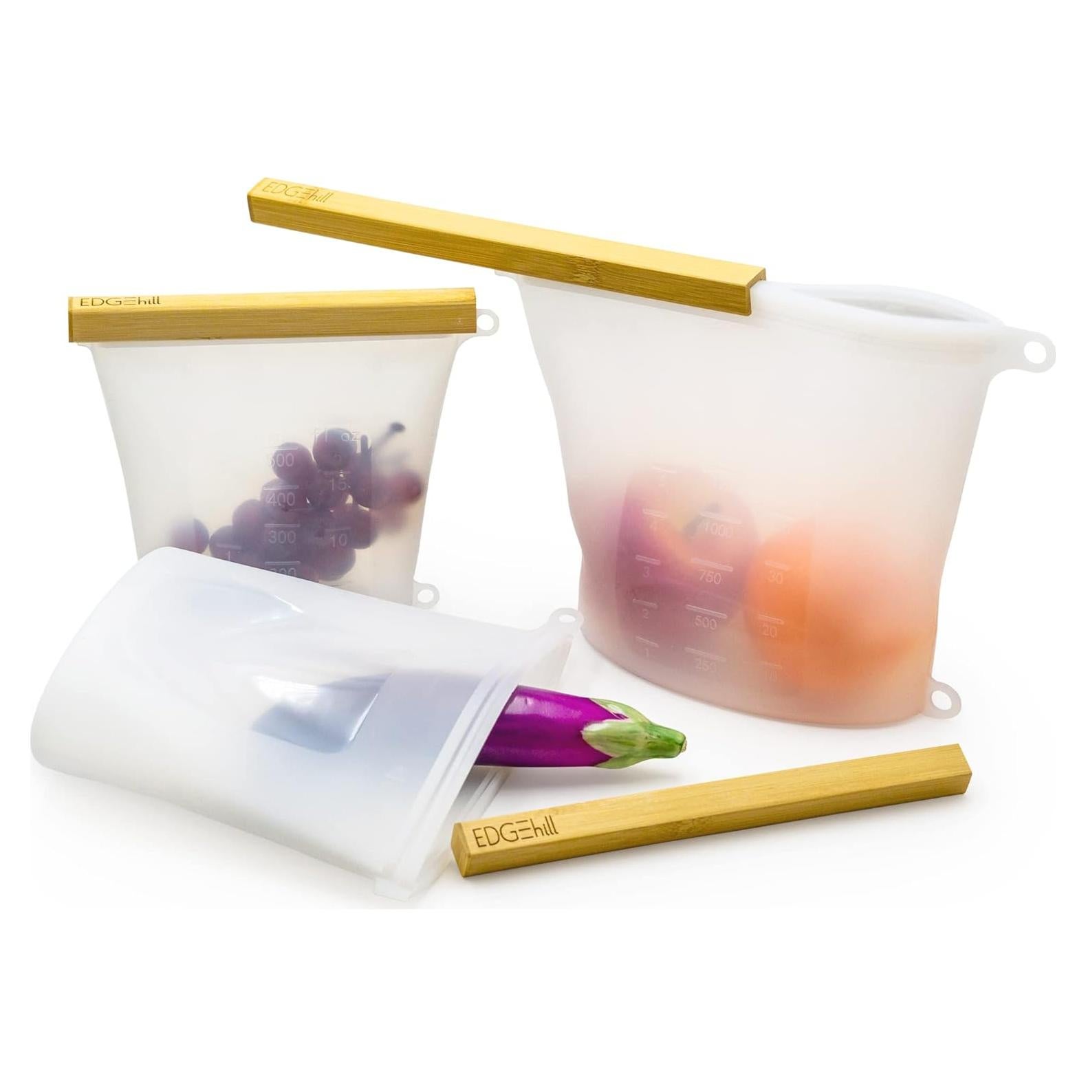 Bolsas de Almacenamiento Reutilizables Edgehill - 3 Tamaños