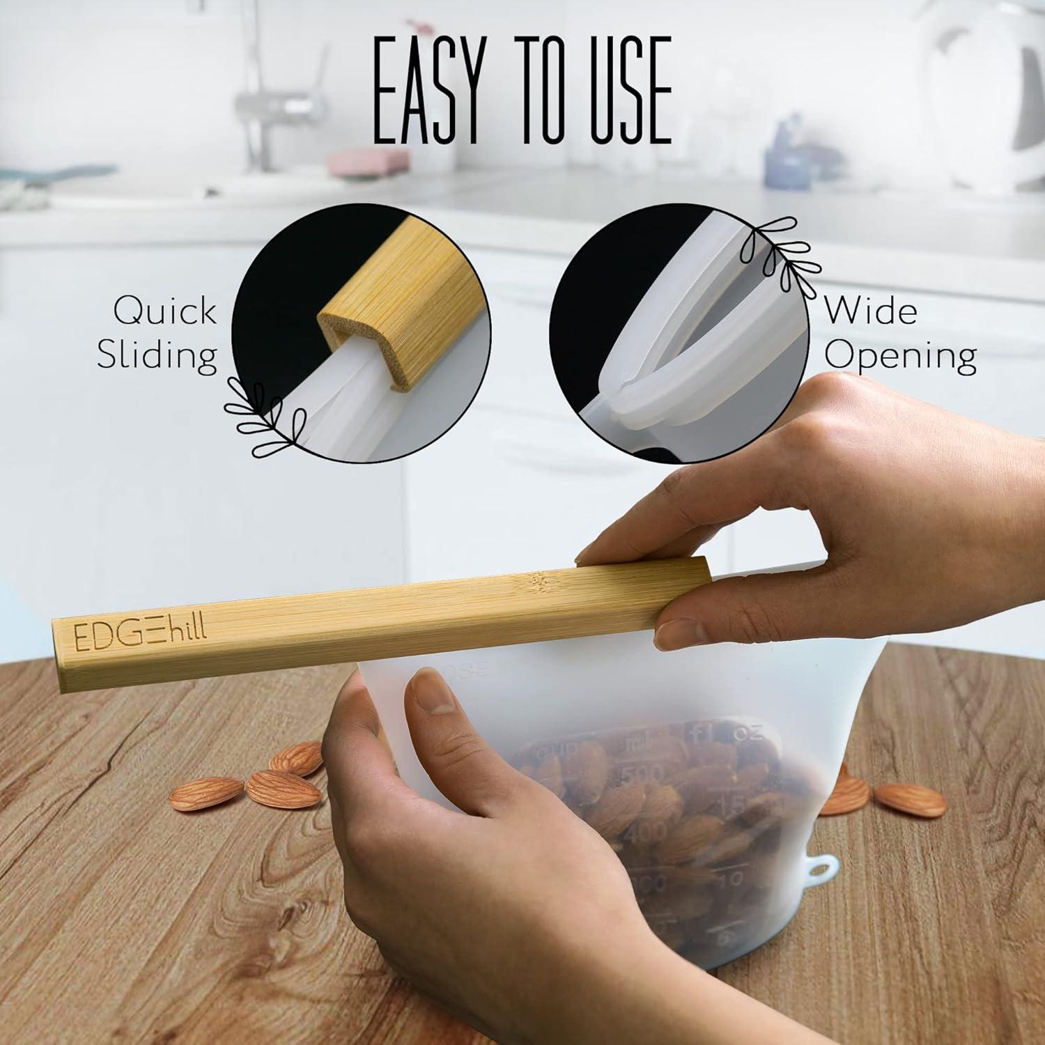 Bolsas de Almacenamiento Reutilizables Edgehill - 3 Tamaños