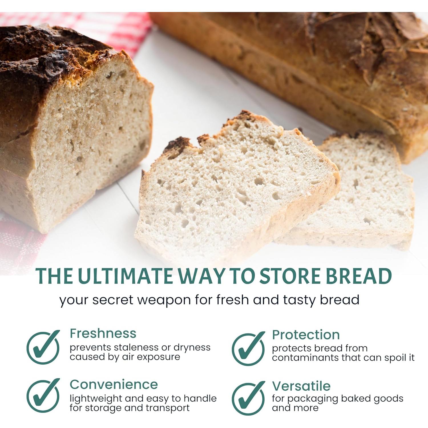 Bolsas Reutilizables para Pan Casero FUNSTITUTION 43x53cm 2PCS