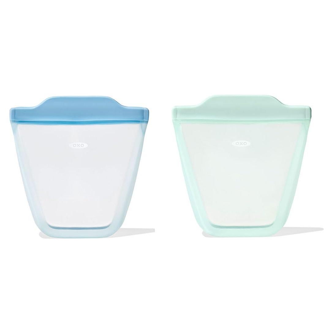 Conjunto de Tazas Reutilizables OXO Tot - 2 Piezas - Silicona