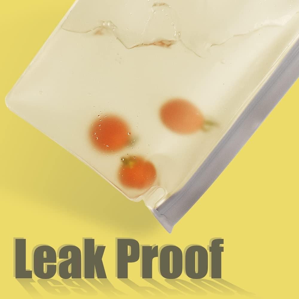 Bolsas de Almacenamiento Reutilizables Cozihom 8 Piezas PEVA