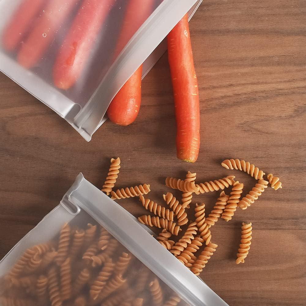 Bolsas de Almacenamiento Reutilizables Cozihom 8 Piezas PEVA