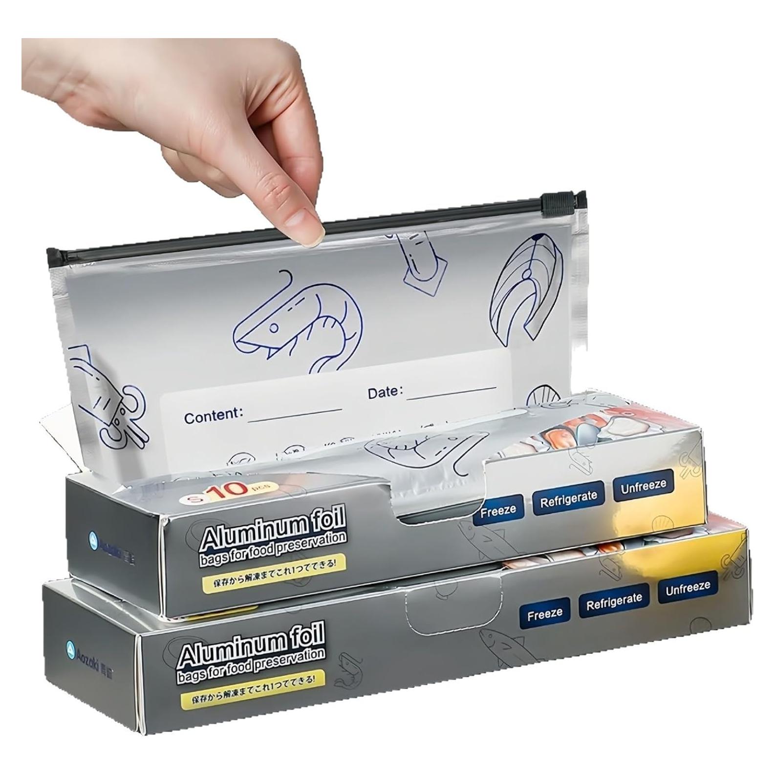 Bolsas de Almacenamiento Reutilizables Statidom 10pcs 23x17cm