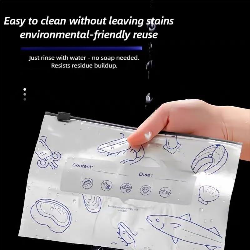 Bolsas de Almacenamiento Reutilizables Statidom 10pcs 23x17cm