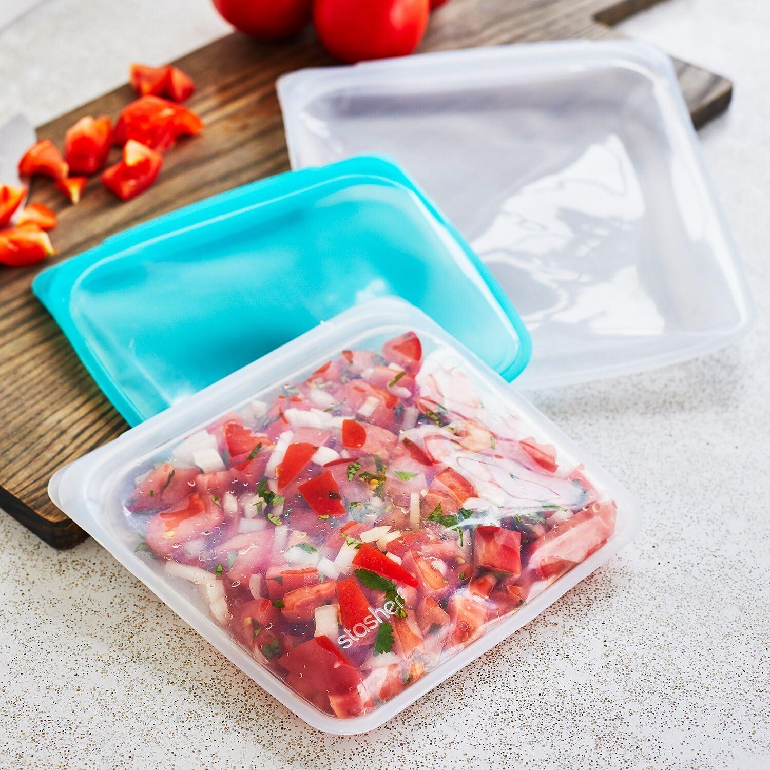 Bolsa de Silicona Reutilizable Stasher M Transparente 368g