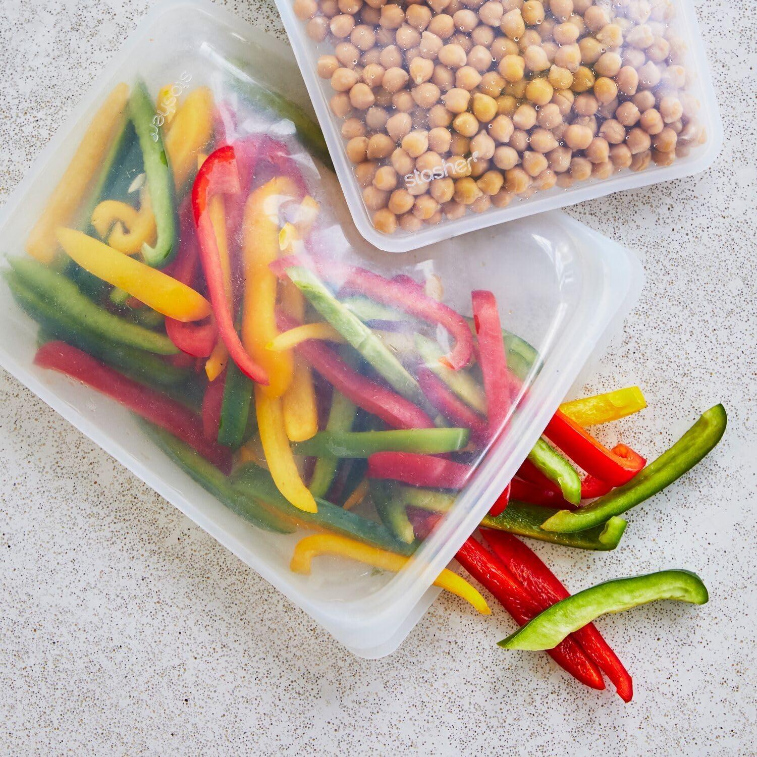 Bolsa de Silicona Reutilizable Stasher M Transparente 368g