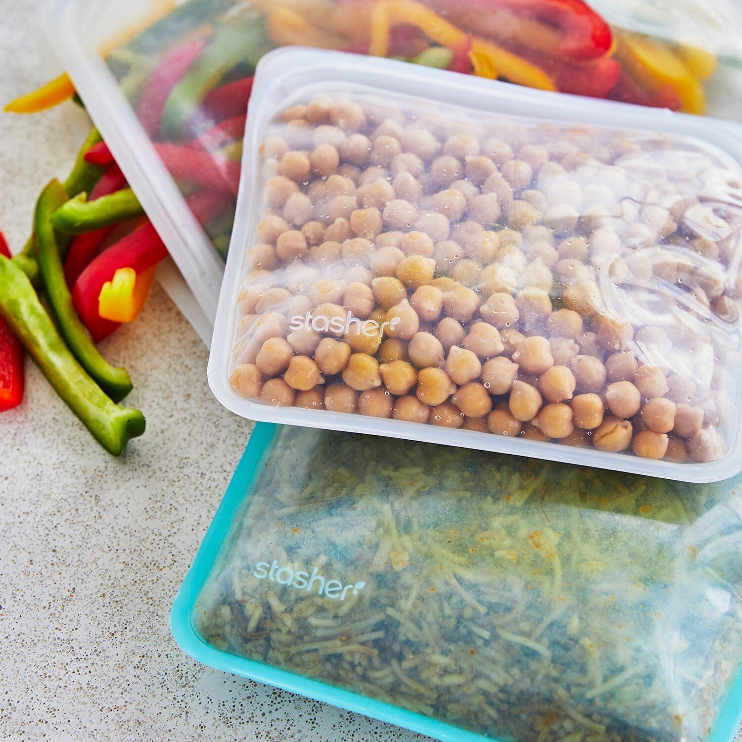 Bolsa de Silicona Reutilizable Stasher M Transparente 368g