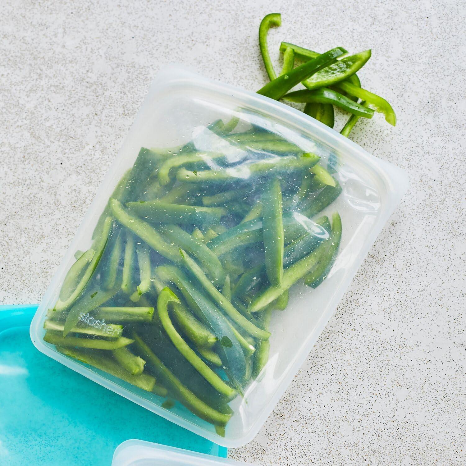 Bolsa de Silicona Reutilizable Stasher M Transparente 368g