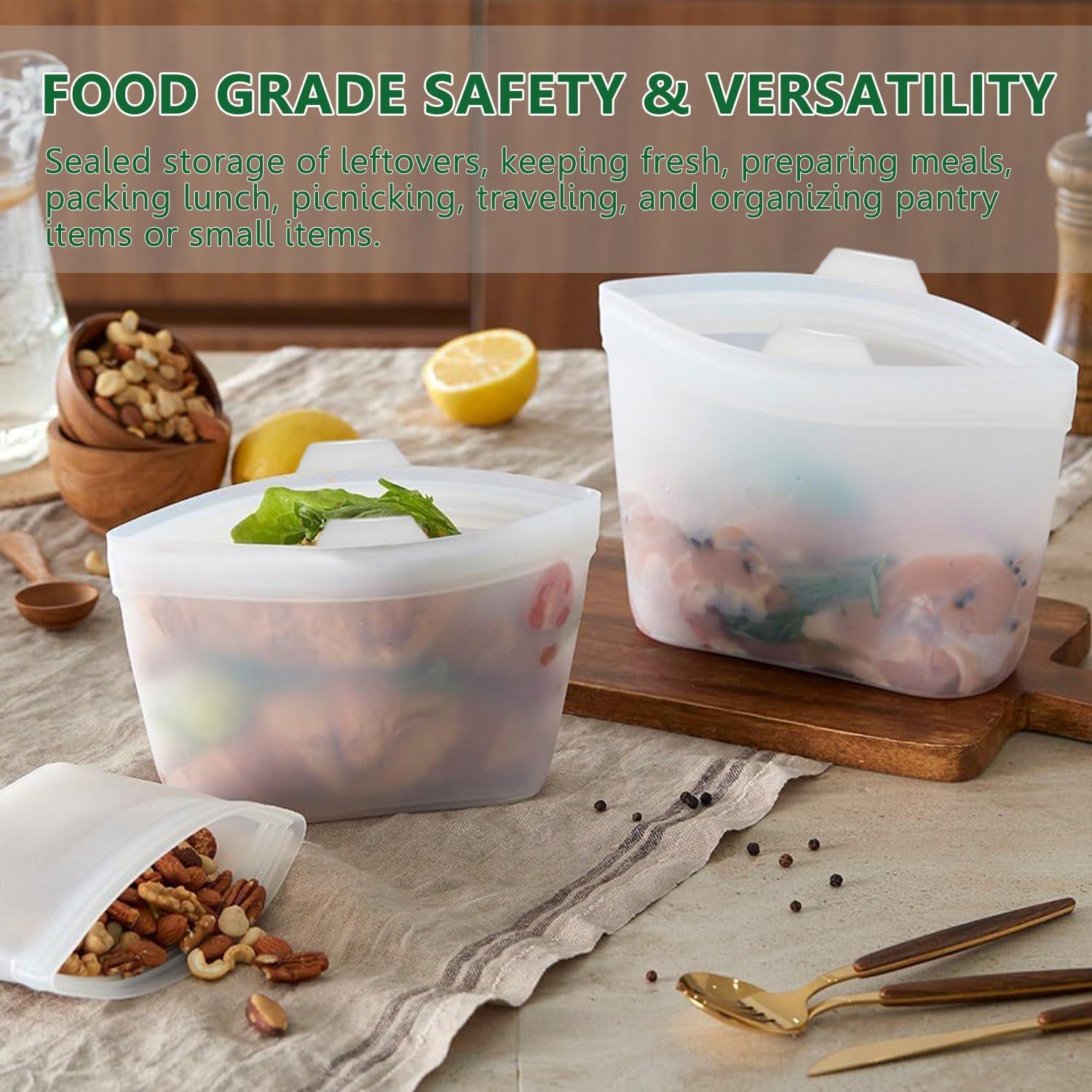 Bolsas de Almacenamiento de Silicona JUEJUEZI - 3 Tamaños