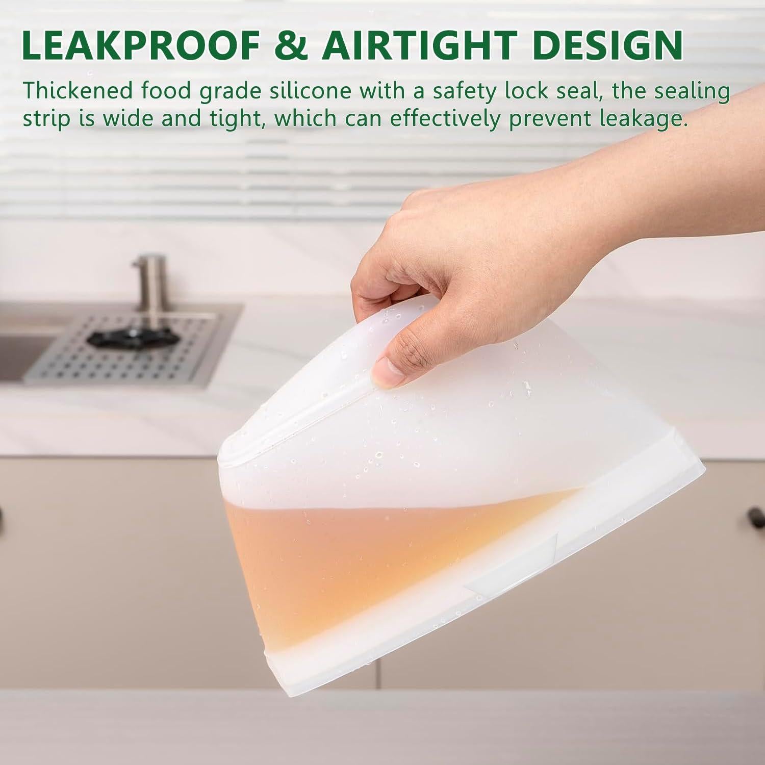 Bolsas de Almacenamiento de Silicona JUEJUEZI - 3 Tamaños