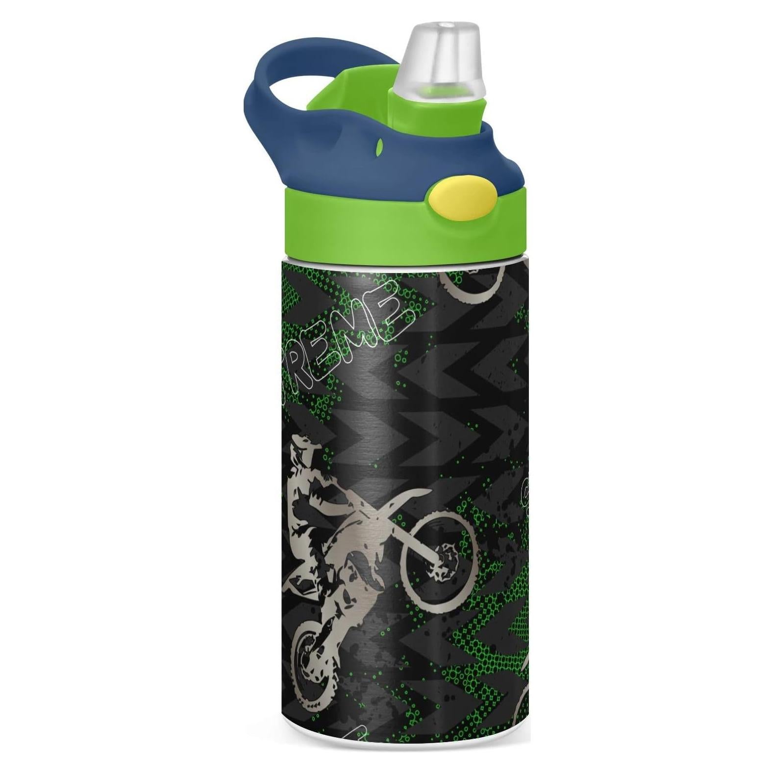 Botella de Agua Aislada SDMKA 350ml para Niños - Camuflaje