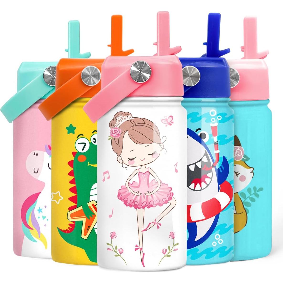 Botella de Agua SANDJEST Ballet 355 ml Acero Inoxidable Aislada