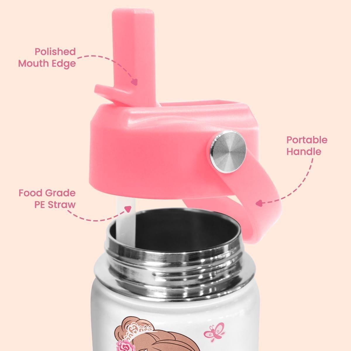 Botella de Agua SANDJEST Ballet 355 ml Acero Inoxidable Aislada