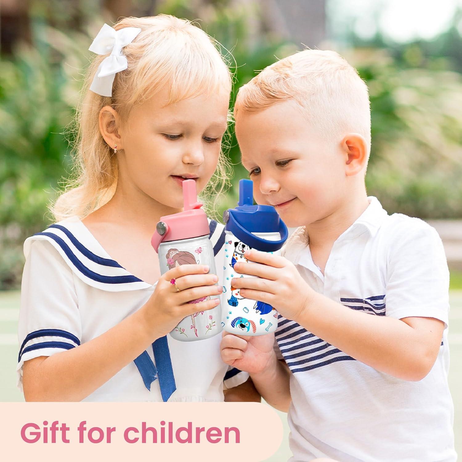 Botella de Agua SANDJEST Ballet 355 ml Acero Inoxidable Aislada