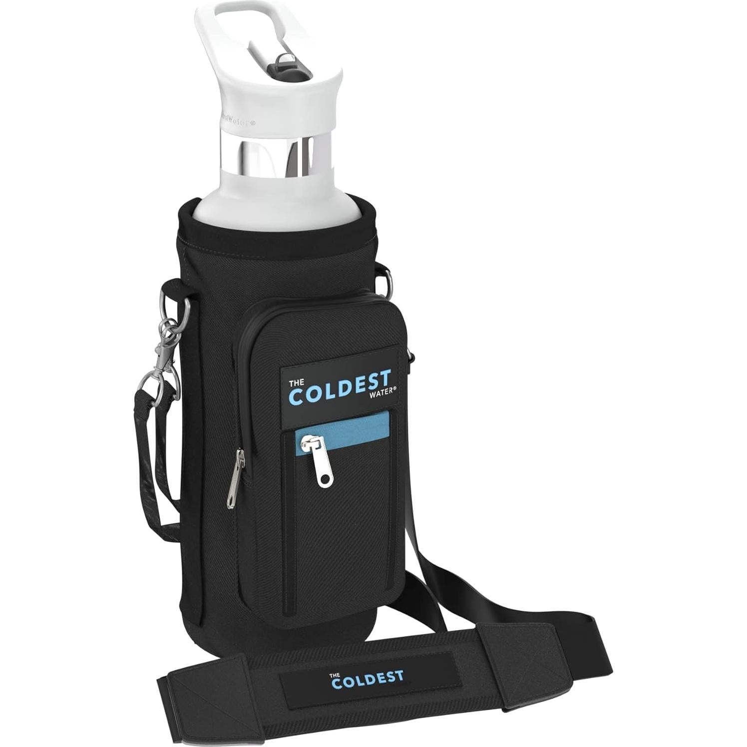 Bolsa Portabotellas The Coldest Water - Aislada 946 ml Negra