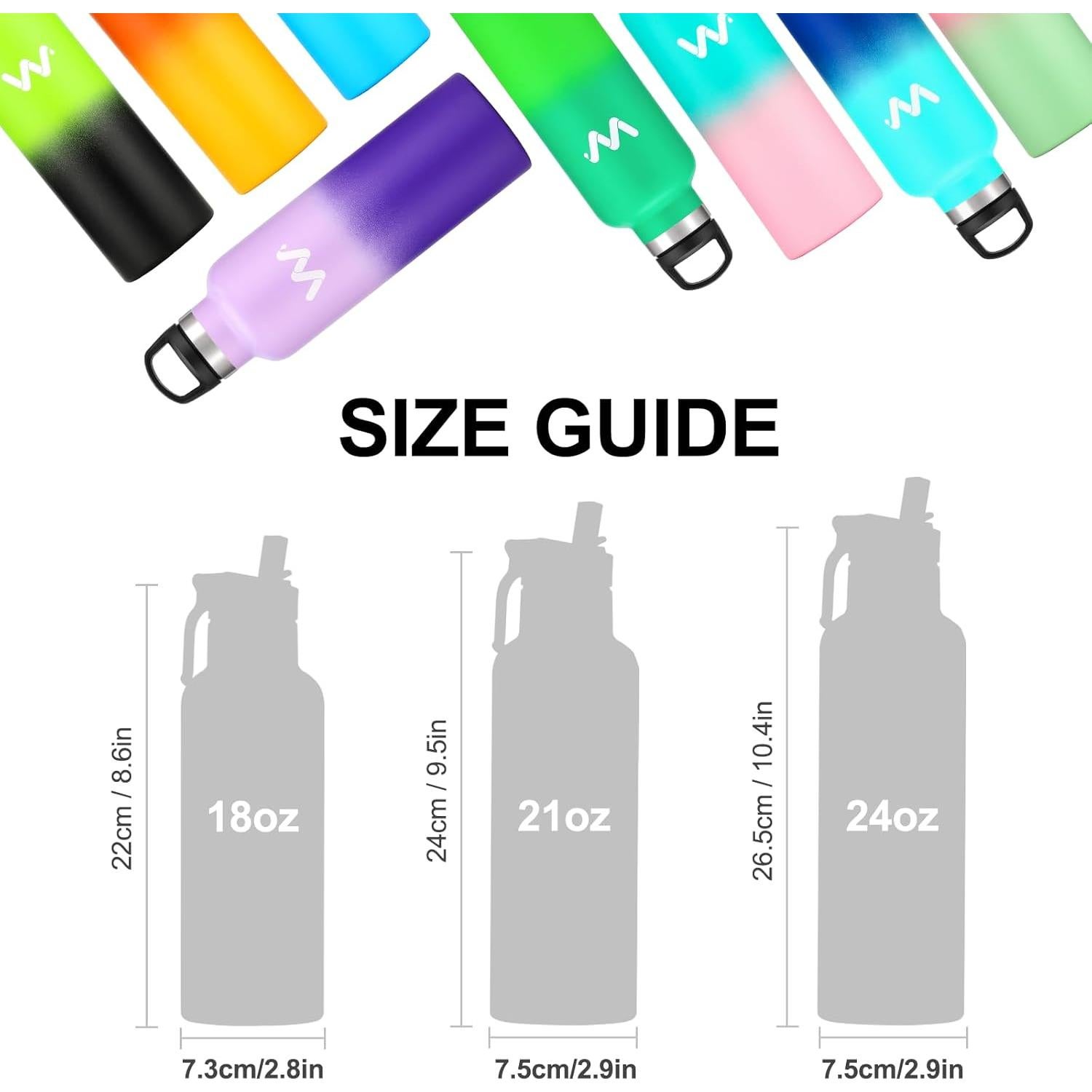 Botella de Agua Aislada Werewolves 0.62L Acero Inoxidable