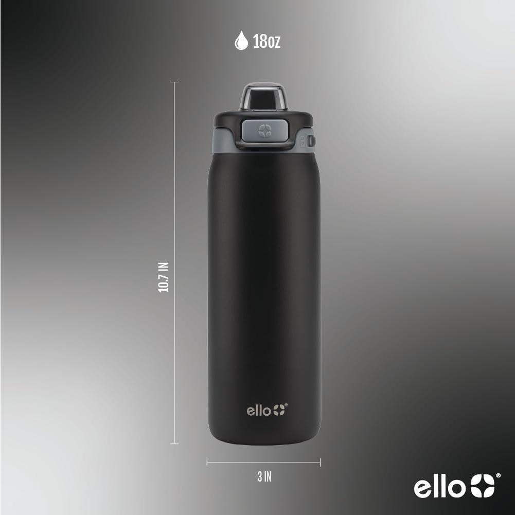 Botella de Agua Ello Kids Pop & Fill 532ml Acero Inoxidable