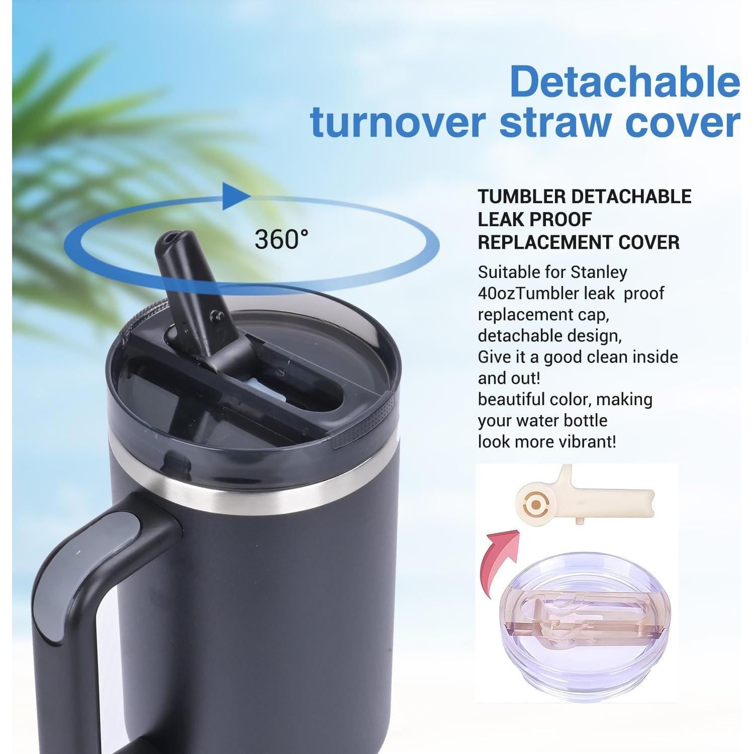 Vaso de Acero Inoxidable Chthen 40 oz Aislado a Prueba de Fugas