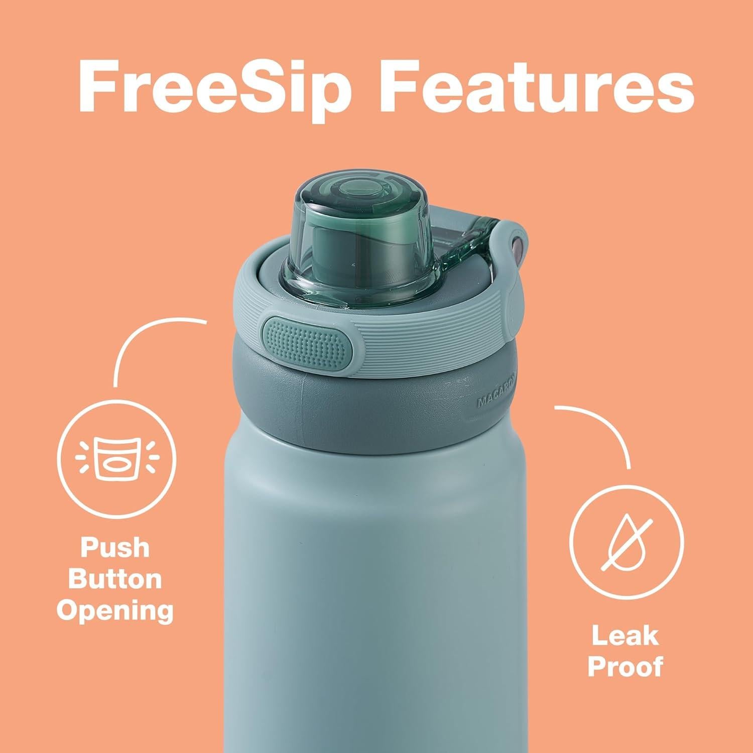 Botella de Agua Zuhra 550ml Acero Inoxidable Doble Pared Aislada