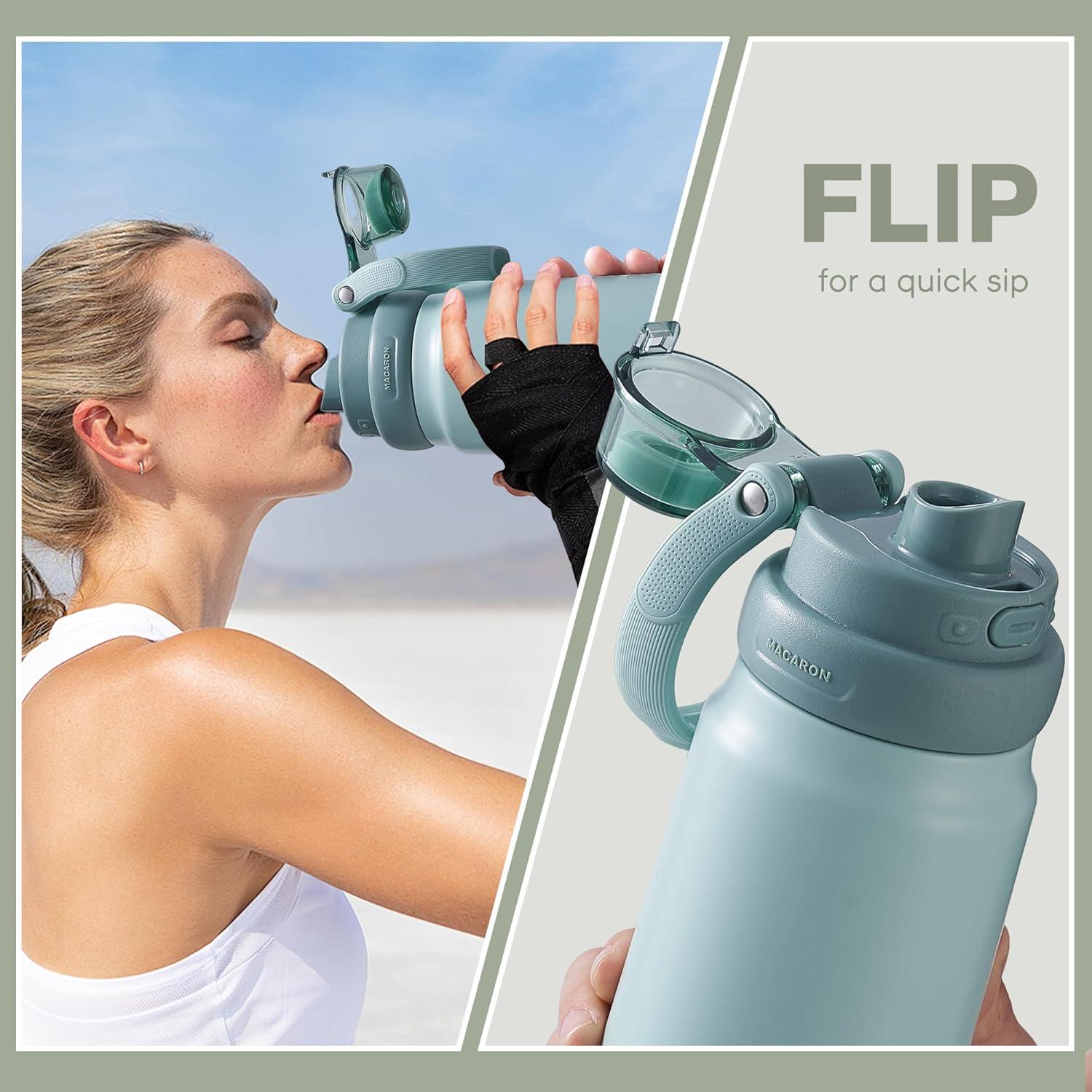 Botella de Agua Zuhra 550ml Acero Inoxidable Doble Pared Aislada