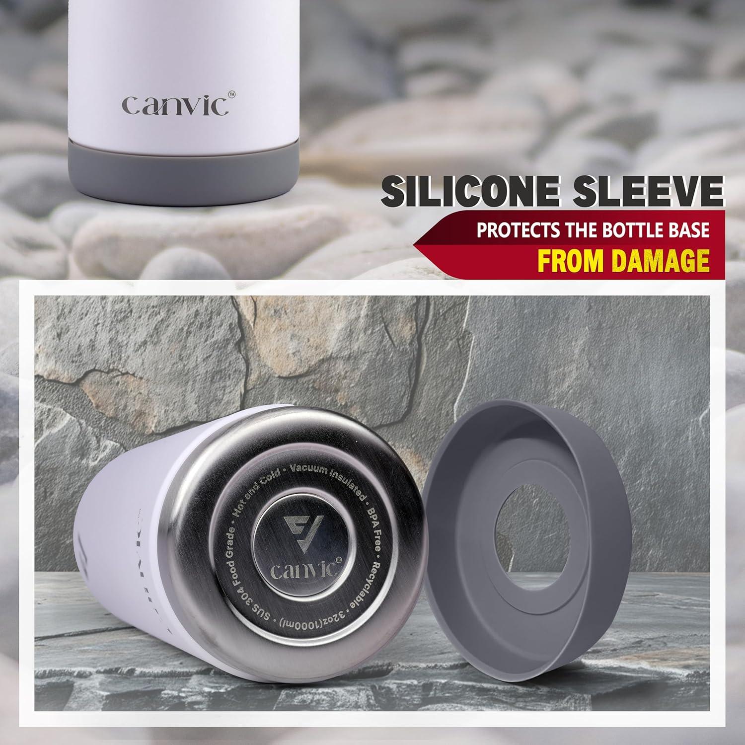 Botella de Agua Aislada Canvic DualSip 0.95L Acero Inoxidable