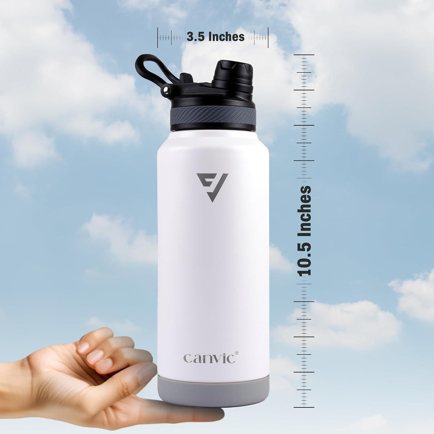 Botella de Agua Aislada Canvic DualSip 0.95L Acero Inoxidable