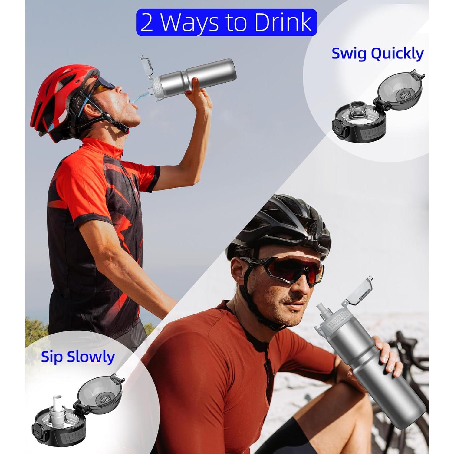 Botella de Agua Aislada MYFOREST 700ml Acero Quirúrgico