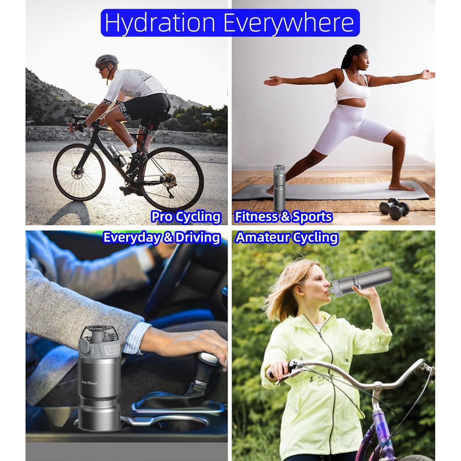 Botella de Agua Aislada MYFOREST 700ml Acero Quirúrgico