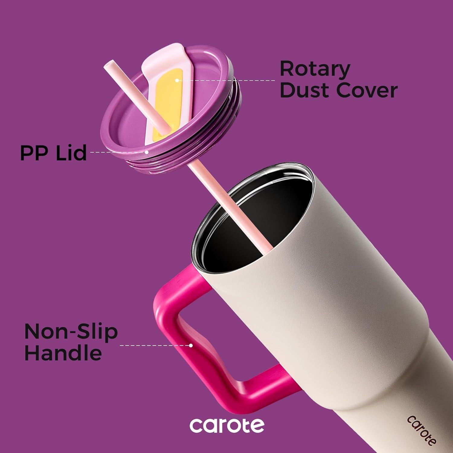 Juego de 3 Botellas de Agua Aisladas CAROTE 1.01L y 0.71L