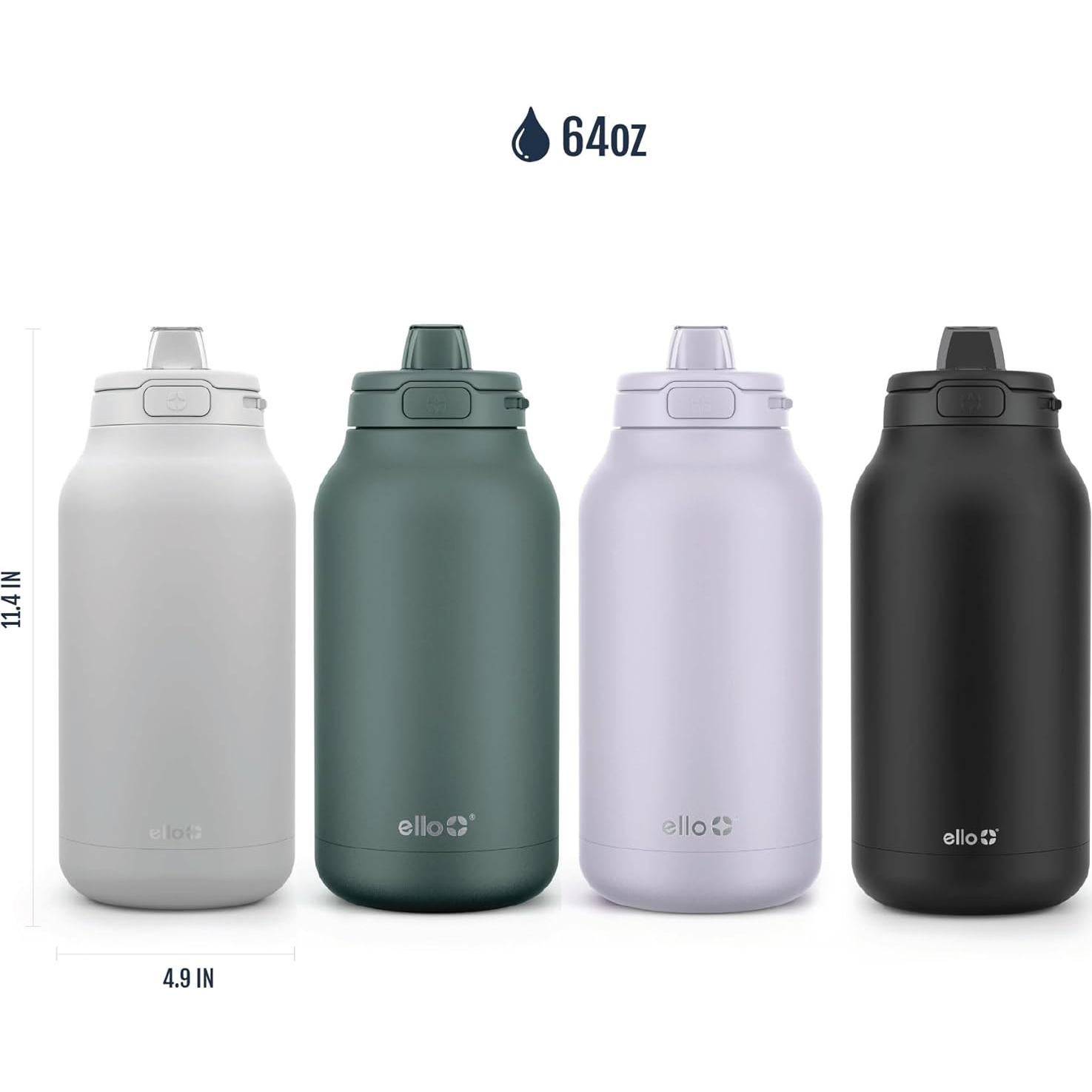 Jarra de Acero Inoxidable Ello Hydra 1.89L Aislada al Vacío