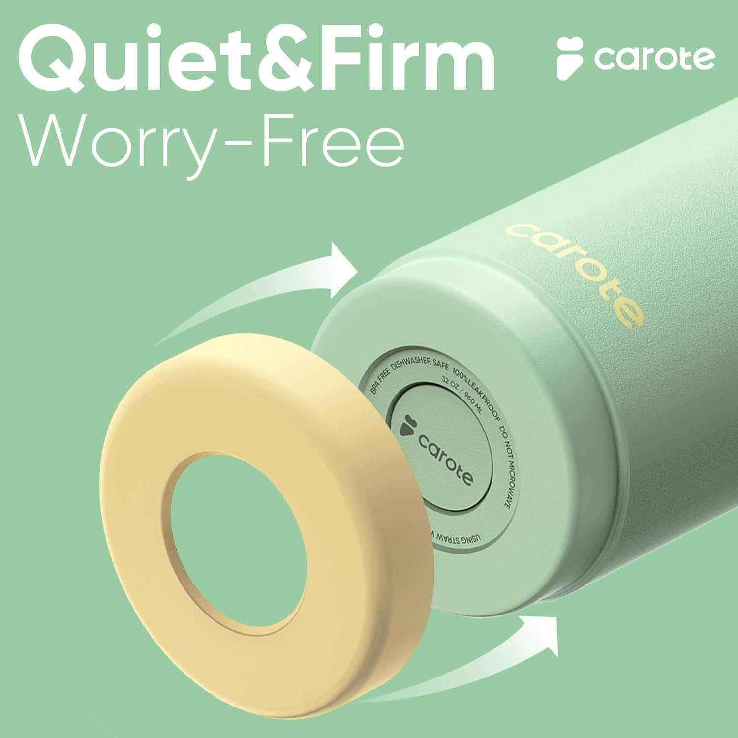 Juego de 3 Botellas de Agua Aisladas CAROTE 32/32/40 oz