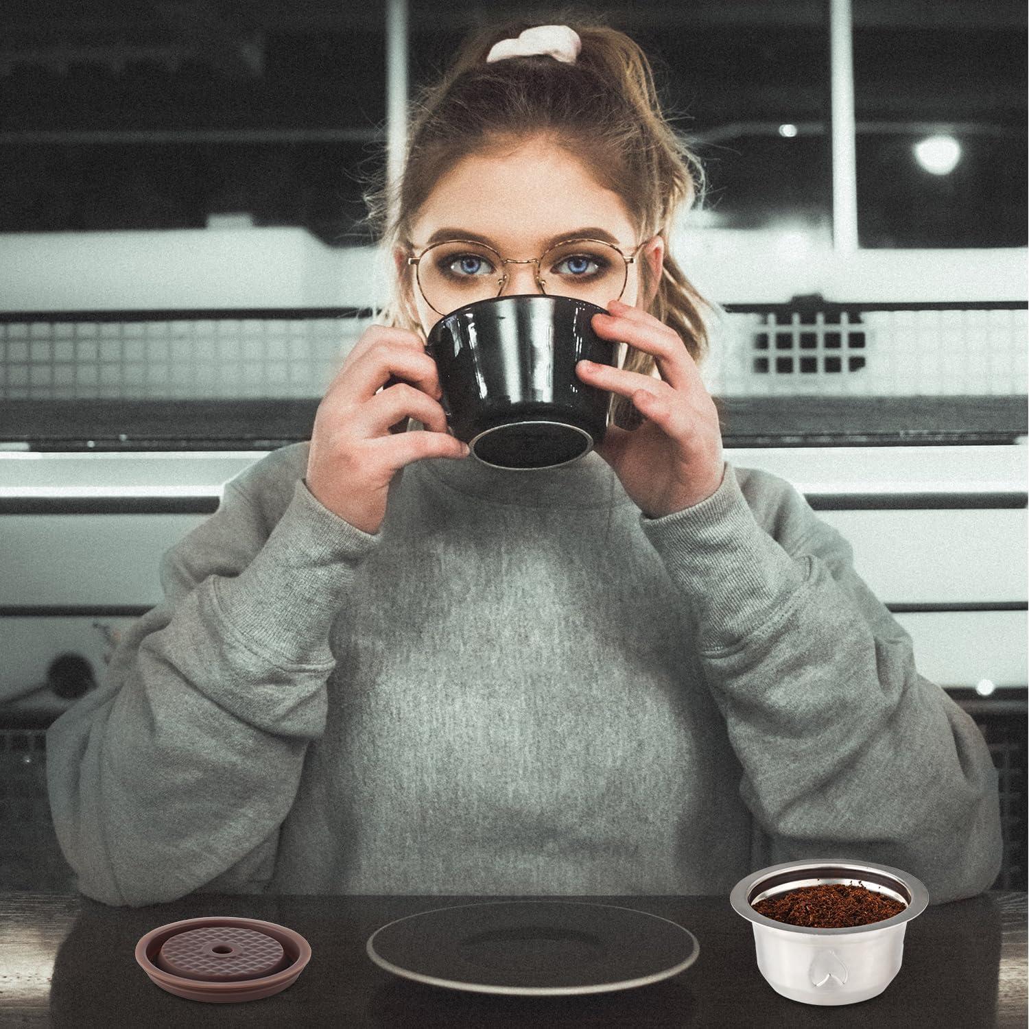 Cápsulas Reutilizables Nespresso Vertuo XIHIRCD Acero Inoxidable 230ml