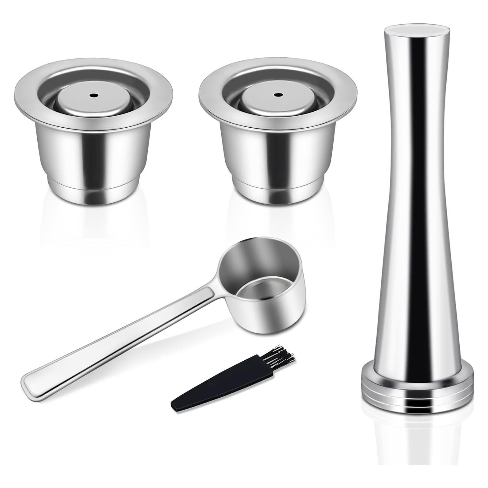 Cápsulas de café reutilizables Nespresso LIHONG 2pcs acero inoxidable