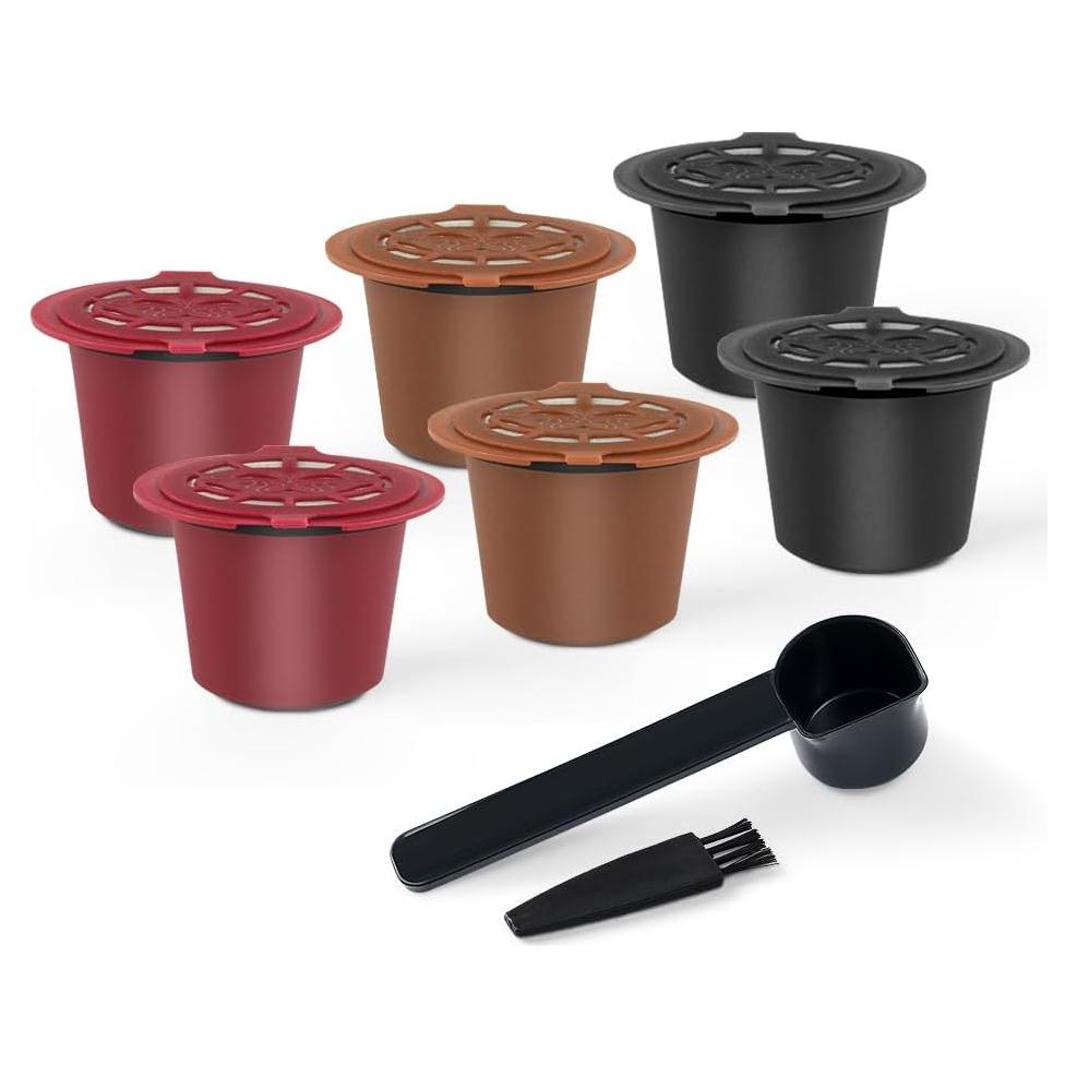 Cápsulas de Café Reutilizables BENFUCHEN para Nespresso OriginalLine - 6 Unidades