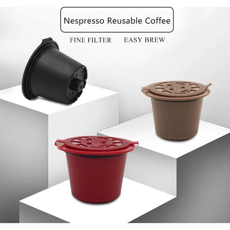 Cápsulas de Café Reutilizables BENFUCHEN para Nespresso OriginalLine - 6 Unidades