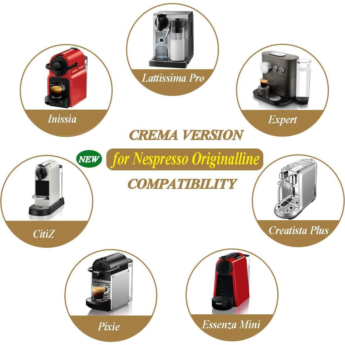 Cápsulas Reutilizables CAPMESSO para Nespresso OriginalLine - 2 Unidades + 100 Tapas